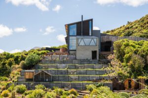 Exterior of a newly built house
