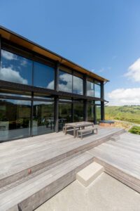 Exterior and deck of house