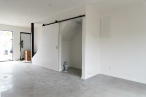 Nook or closet under stairway