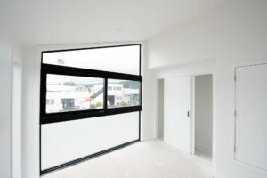 Aluminium window of newly built house