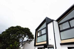 POV of exterior of townhouse